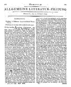 Dumouriez, C. F. Du Périer: La vie du Général Dumouriez etc. (Fortsetzung der im vorigen Stücke abgebrochnen Recension)