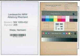 Entnazifizierung Hermann Weiss , geb. 08.03.1898 (Bergmann)