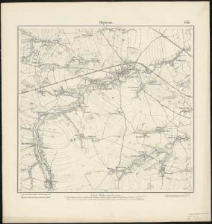 Meßtischblatt 2760 : Haynau, 1888 : Haynau. - Aufn. 1886. - 1:25000. - [Berlin]: Reichsamt für Landesaufnahme, 1888. - 1 Kt.
