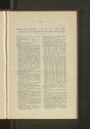 4. Index to Vols. I. to XL. of the Proceedings of the Institute.