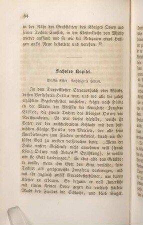 Sechtes Kapitel. Abtissin Elfled, Nachfolgerin Hilda's.