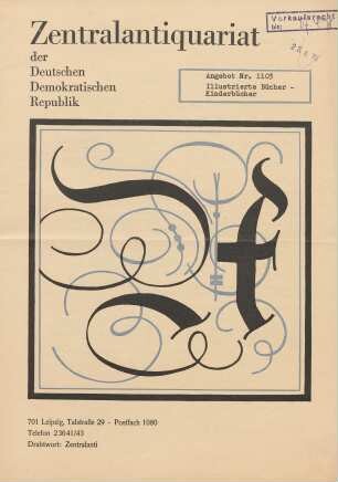 Nr. 1103: Illustrierte Bücher - Kinderbücher