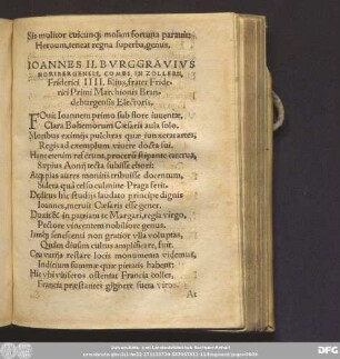 Ioannes II. Burggravius Noribergensis, Comes In Zollern, Friderici IIII. filius, frater Friderici Primi Marchionis Brandeburgensis Electoris.