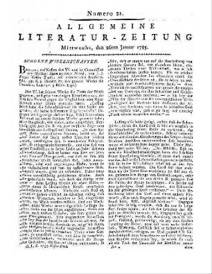 1785: Allgemeine Literatur-Zeitung