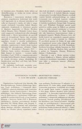 53: Konferencja naukowa Architektura Podola : 9-15 IX 1990 Kijów - kamieniec podolski