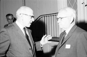17. Tagung 1967 Chemiker; Eröffnungsfeier: Robert S. Mulliken, Harold C. Urey