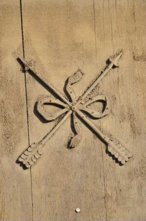 Quedlinburg - Haustürschmuck : Haustürschmuck (desolat) in der Schmalen Straße, aufgenommen in Quedlinburg am 29. April 2014. Foto Uwe Gerig