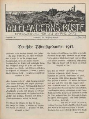 30.1917: An Flanderns Küste