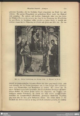 Heilige Unterhaltung, von Lorenzo Costa. S. Giovanni in Monte