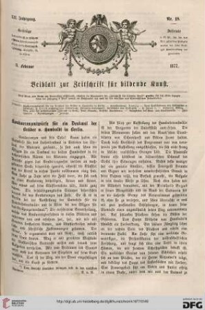 Heft 18 (8. Februar 1877)
