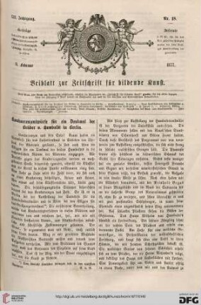 Heft 18 (8. Februar 1877)