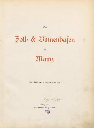 Der Zoll- & Binnenhafen zu Mainz