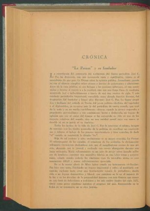 "La Prensa" y su fundador