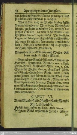 Caput VI. Vom Mond-Kalb, Wasser-Kalb, Mond-Kind, Gewächse