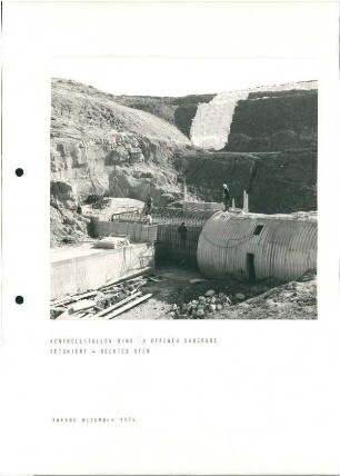 Staudamm, Sidi M'hamed Benaouda - Saada, 1974