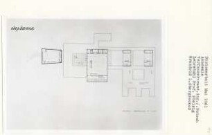 Akademie der Künste (Diplomarbeit bei Peter Poelzig): Grundriss 1. Obergeschoss 1:200