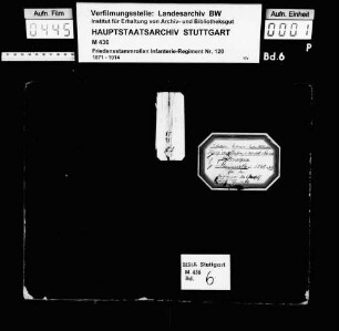 Regimentsmusik (1. Kompanie) 1894-1899