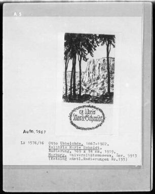 Exlibris Marie Schmidt