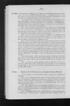 Reglement für die Benutzung der hamburgischen Commerz-Bibliothek.