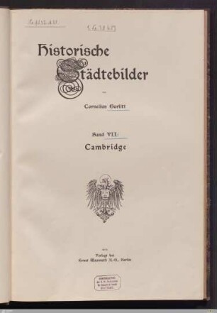 7 : Ser. 2; H. 2: Cambridge