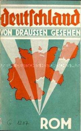Zeitgenössische Veröffentlichung über die Sicht Italiens auf das nationalsozialistische Deutsche Reich