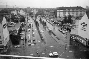 Straßenschneise durch die Altstadt "Fritz-Erler-Straße"