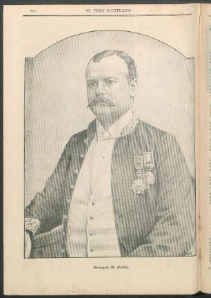 [Retrato de] Enrique M. Bailly.