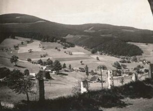 Riesengebirge. Am Paß von Schmiedeberg. Blick nach Süden
