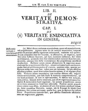 Lib. II. De Veritate Demonstrativa