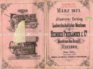 Illustrierter Katalog über landwirtschaftliche Maschinen