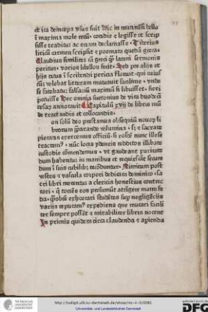 Capitulum decimum septimum de libris munde tractandis et collocandis.