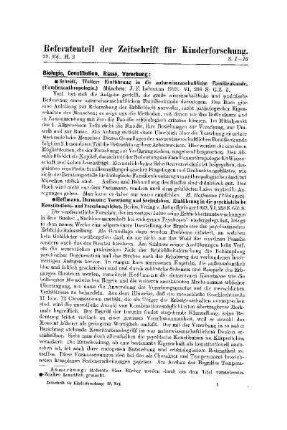 Biologie, Constitution, Rasse, Vererbung