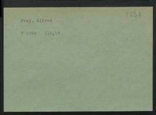 Frey, Alfred
