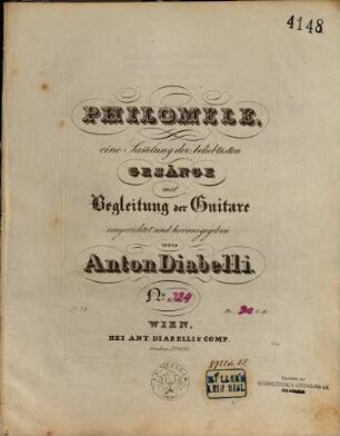 Schweitzers Heimweh : op. 38 ; mit Begleitung der Guitare