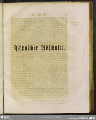 Physischer Abschnitt