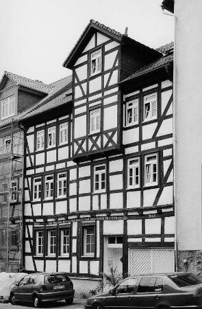 Wohnhaus, Fachwerk; Gelnhausen, Töpfergasse 3