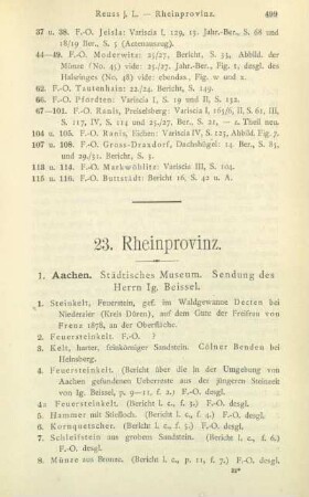 23. Rheinprovinz
