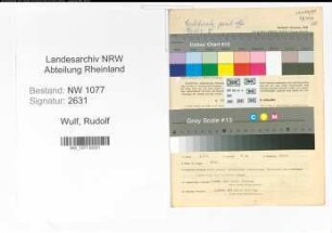 Entnazifizierung Rudolf Wulf , geb. 25.01.1916 (Polizist)