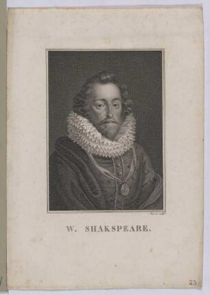 Bildnis des W. Shakspeare