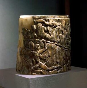 Pyxis aus Katsamba, Stierakrobatik