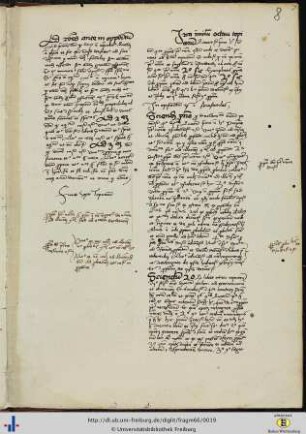 [8rb - 9vb] [C]irca inicium octavi topicorum queritur primo u[trum] secundum terminum (?).