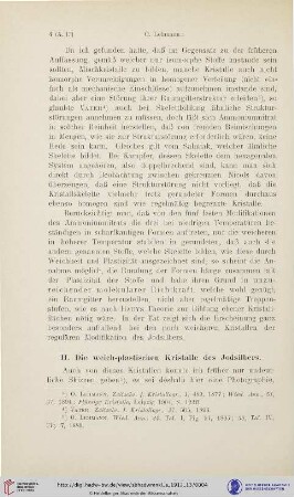 II. Die weich-plastischen Kristalle des Jodsilbers