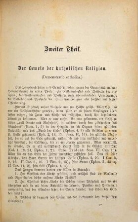 Lehrbuch der Fundamental-Theologie oder Apologetik, 2. Der Beweis der katholischen Religion