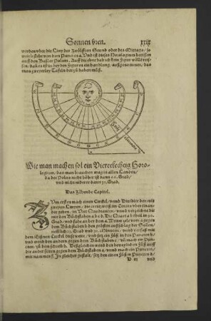 Wie man machen sol ein Viereckechtig Horologium ... Das Zähende Capitel.