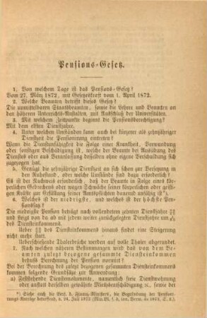 Pensions-Gesetz