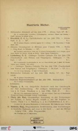 Illustrierte Bücher (Nr. 1-221)