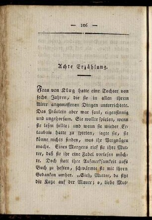 Achte Erzählung
