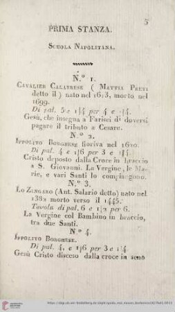 Prima stanza
