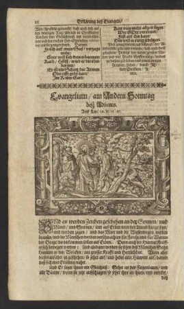 Evangelium/ am Andern Sonntag desz Advents. ...