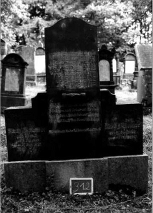 Grabstein 312 [Nir S. 206 Nr. 18.20, 21]